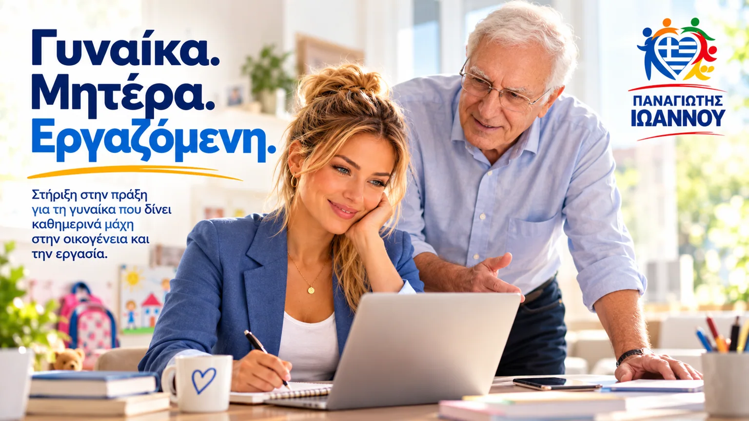 Εικαστική παρουσίαση: Γυναίκα – Μητέρα – Εργαζόμενη – Παναγιώτης Ιωάννου
